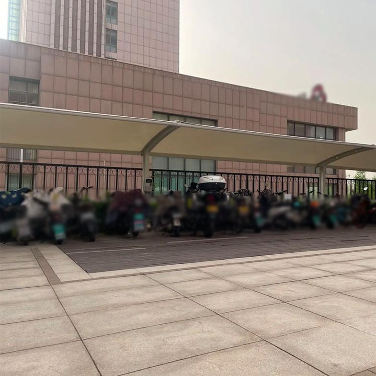 青岛膜结构电动车棚