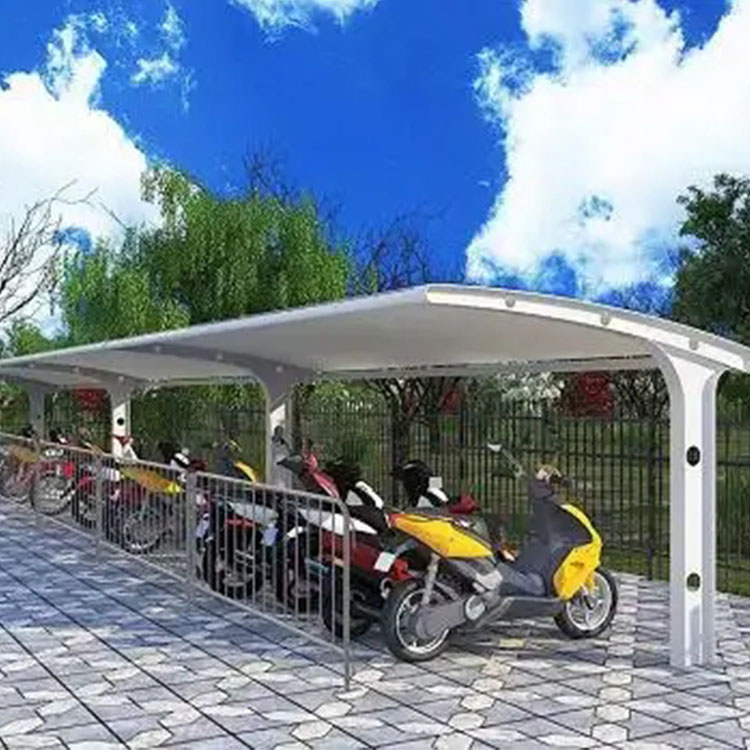 青岛膜结构电动车棚