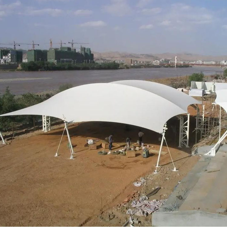 青岛膜结构汽车棚